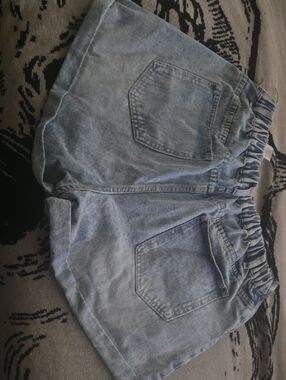 SHEIN Light Blue Denim Jean Shorts